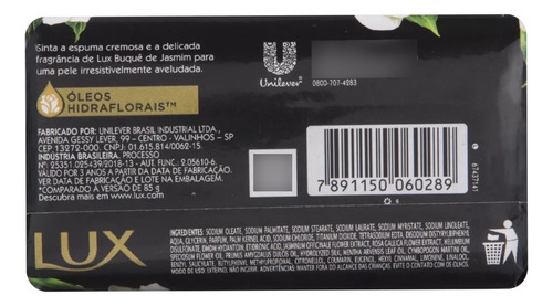 Kit 06un. Sabonete Lux Buquê De Jasmim Botanicals De 125g