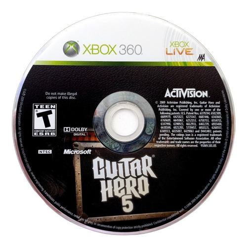 Guitar Hero Gh 5 Xbox 360 Garantizado (Reacondicionado)