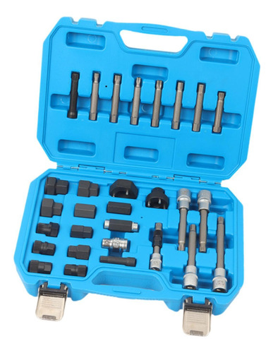 Conjunto De Ferramentas Para Remoção Da Polia Do Alternador,