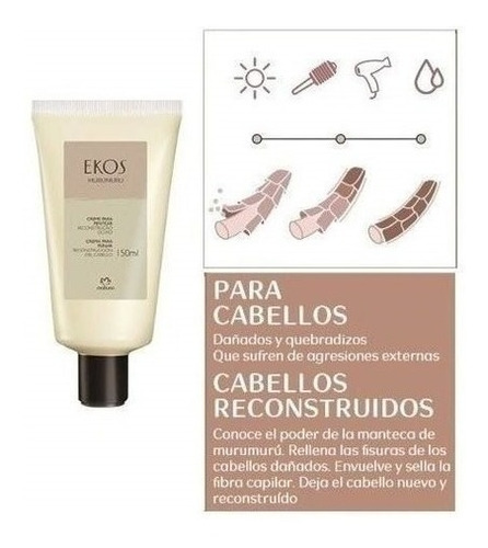 Natura Ekos Crema Para Peinar De Murumuru 150 Ml. | Meses sin intereses