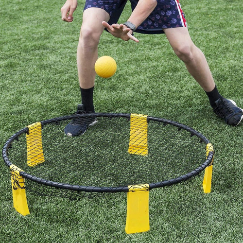 Spikeball Juego Pelota Playa Parque Deporte Red Malla