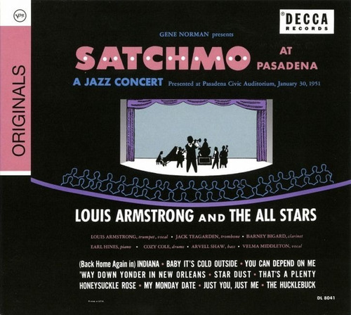 Cd Louis Armstrong And The All Stars Satchmo At Pasadena