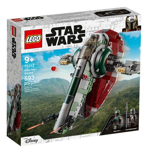 Lego Star Wars - Boba Fett's Starship - 593 Pcs - Cod 75312