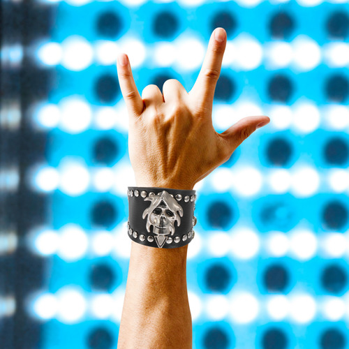 Pulsera Punk Skull Rock And Roll