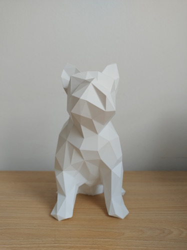 Figura Bulldog Francés Adorno Deco Estatuilla 20cm