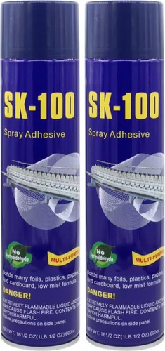 Adhesivo Pegamento Spray Reposicionable SK 100 Aerosol Bordado