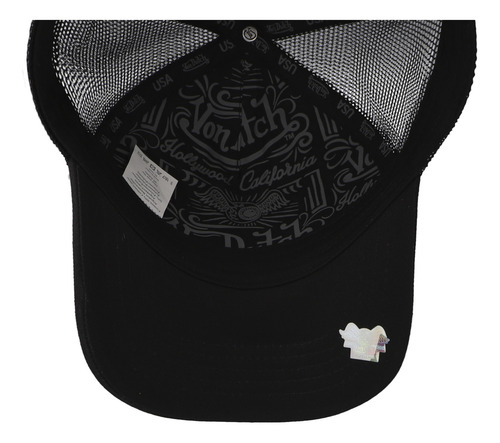 Gorra Von Dutch 9844051 Vdhtriprubber Negro Unitalla