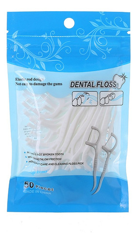 100 Hilo Dental, En Bolsas, Limpio E Higiénico