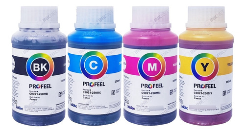 Tinta 250ml Profeel C9021 Para Uso Can On G4010 G6010 G7010