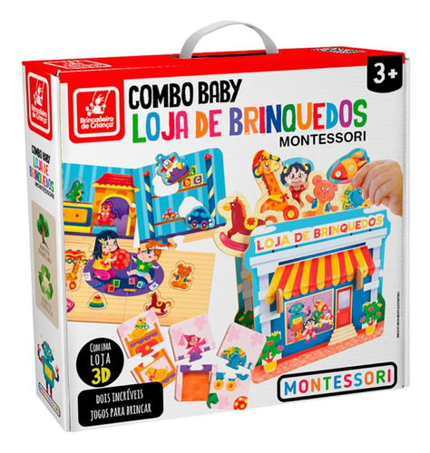 Loja Brinquedos Combo Baby Montessori Brincadeira De Criança