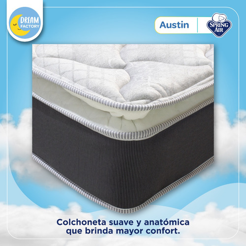 Imagen 8 de 10 de Colchón King Size Spring Air | Austin | Resortes Continuos