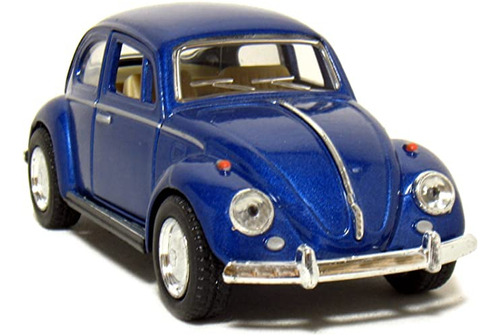 Kinsmart Volkswagen Classic Beetle Escala 1:32 De  (azul)