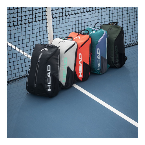 Mochila Head Raqueta Head Tour de color negro 2024 a gris