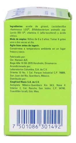 Proteflor Bb12 Caja Con Frasco Gotas 8 Ml