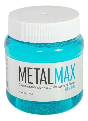 Metal Max 250 Ml. Limpiador De Joyería Para Oro Y Plata