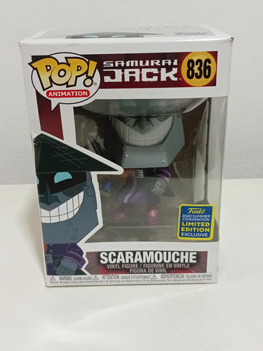Funko Pop! Sdcc 2020:samurai Jack Scaramouche Exclusivo 836 (Usado)