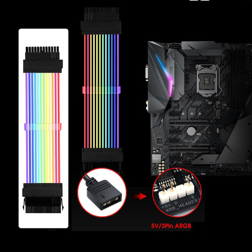 Cabos Psu Para Pc Lian Li Strimer Plus Pino De Computador