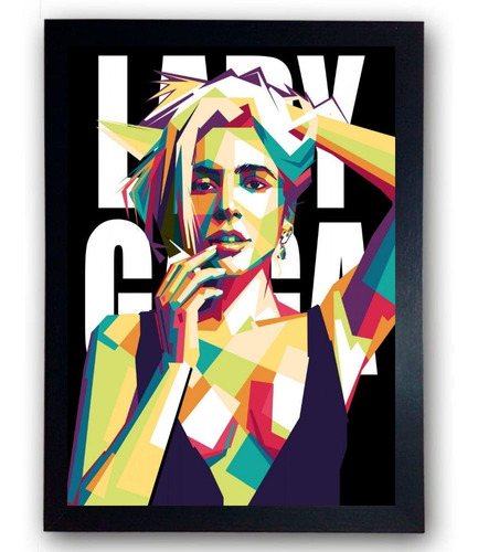 Quadro Decorativo Lady Gaga 