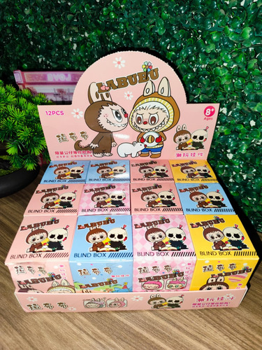 Figura Labubu Colgante Aterciopelados 12 Piezas Caja Ciega