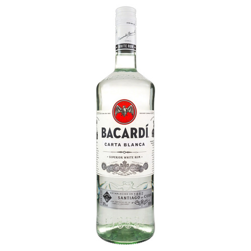 Imagem 1 de 1 de Rum Brasileiro Carta Branca Bacardi Garrafa 980ml