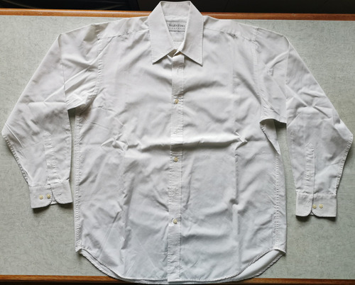 Camisa Vestir Hombre Manga Larga Blanca