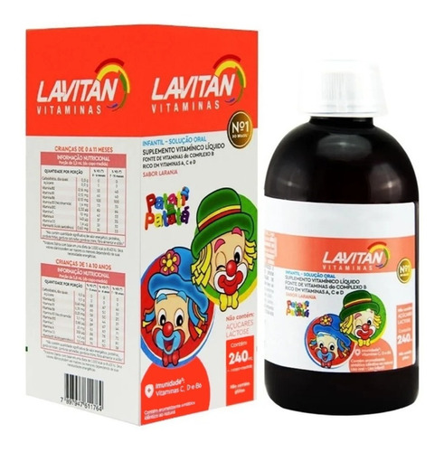 Lavitan Kids 240ml - Suplemento Vitamínico Infantil Cimed