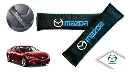 Par Almohadillas Cubre Cinturon Mazda 6 2014