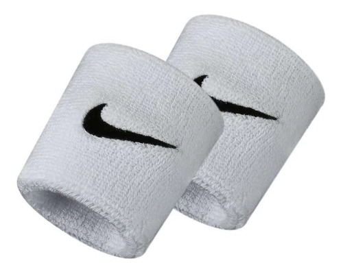 Muñequeras Tenis Nike Swoosh Color Blanco