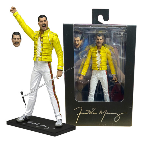 Freddie Mercury Queen Figura De Coleccion Marca Neca