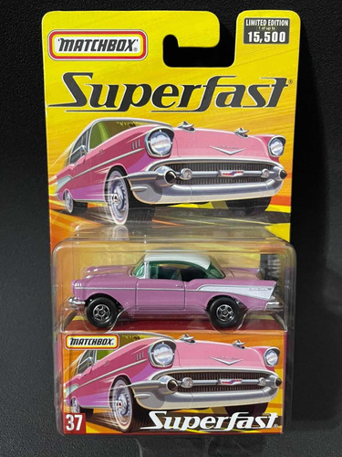 Matchbox Superfast 1957 Chevy Bel Air Rosa