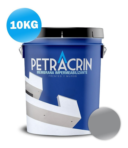 Petracrin Techos 10 Lts Membrana Liquida Impermeable Blanco