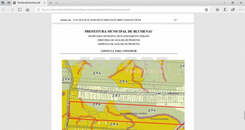 Imagem 19 de 20 de Excelente Terreno Para Loteamento No Bairro Itoupava Central, Localizado Em Zr4 Com As Seguintes Características: | Cadore Imóveis - 3050595v
