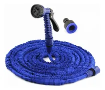Comprar Manguera Flexible Expandible 30 Metros Aspersor Jardin Azul