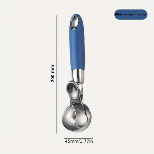 Cuchara Para Helado De Acero Inoxidable Con Gatillo Desplega