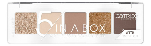 5 In A Box Minipaleta De Sombras De Ojos Golden Nude Look