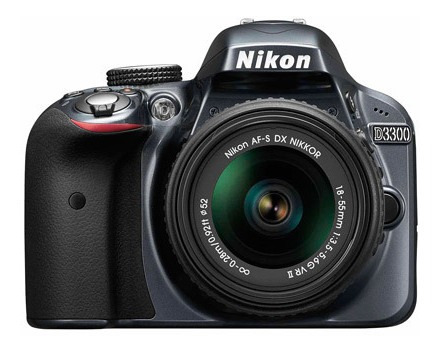 Cámara Dslr Nikon D3300 De 24.2 Mp Incluye Lente 18-55mm