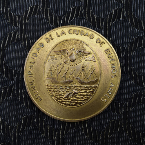 Medalla Grande Antigua Municipalidad Ciudad De Buenos Aires 