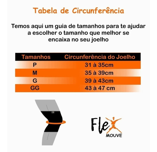 Joelheira Elástica De Compressão Ginástica Ortopédica Par