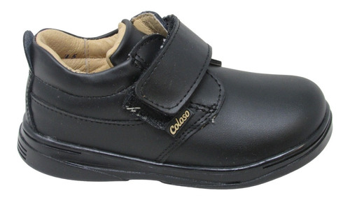 Zapato Coloso 492 Escolar Piel Con Velcro 