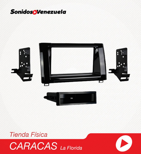 Adaptador De Reproductor 1 Y 2 Din Toyota Tundra 2014 - 2020