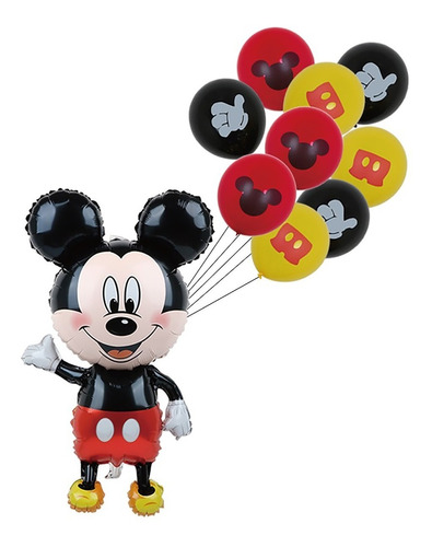Set De 10 Globos Mickey/minnie Mouse