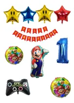 Comprar Combo 1 - Globos Decoración  Mario Bros Joystick Gamer Video