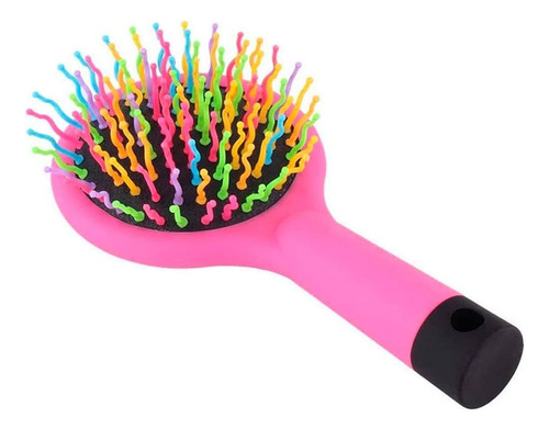 Cepillo De Colores Con Espejo Para Cabello