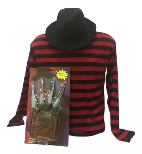 Fred Krueger Masculina Adulto Halloween - Loja de Balões, Artigos para  Festas e Fantasias