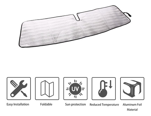 Parasol Para Parabrisas Delantero De Automóvil, Cubierta Par