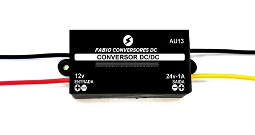 Conversor Tensão Entrada-12v  Saida-24v  1 Amp (au13)