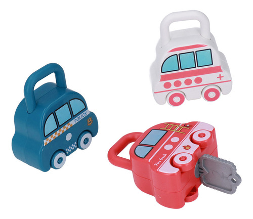 Candados De Aprendizaje Para Niños Con Forma De Coche Que Co