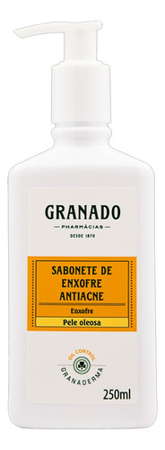 Sabonete líquido Granado Granaderma Antiacne Enxofre em líquido 250 ml