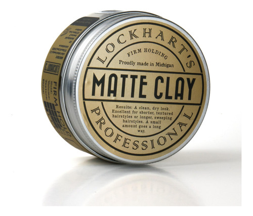 Lockharts Authentic Handcrafted Professional Matte Clay Med