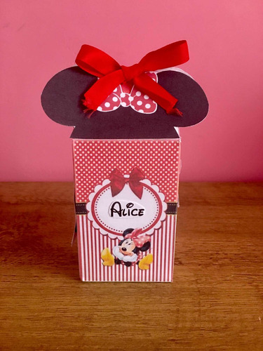 Imagem 1 de 4 de 10 Caixinhas Milk Personalizada Tema Minnie